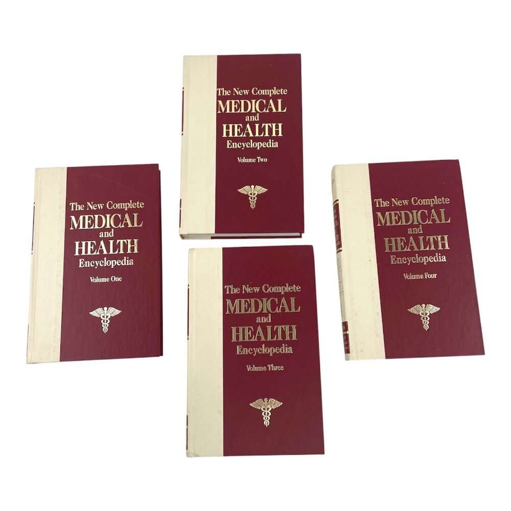 The New Complete Medical and Health Encyclopedia 4 Vol Set Reference Books